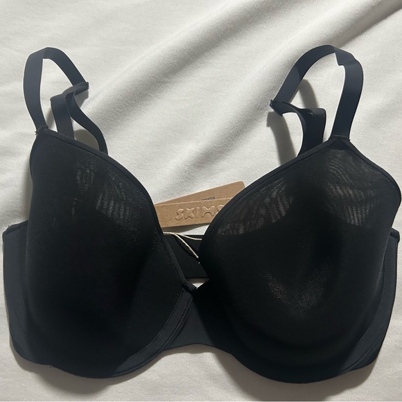 SKIMS Weightless Demi Bran Black 32DD / 32E New With Tags - Picture 4 of 6